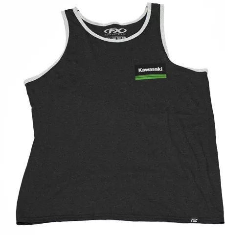 Factory Effex Kawasaki Lines Men’s Tank Top Black (L)