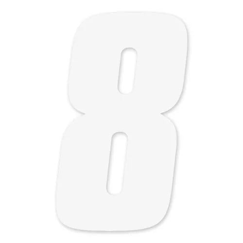 Factory Effex Numbers Factory 2015 7″ White 8