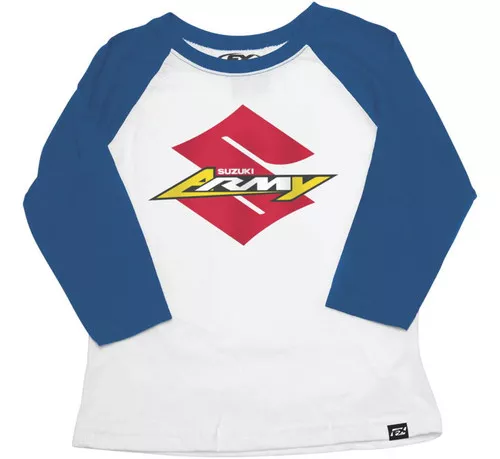 Factory Effex Suzuki Army Youth 3/4 Sleeve Shirt