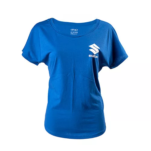 Factory Effex Suzuki Icon Women’s Dolman Shirt Royal (XL)