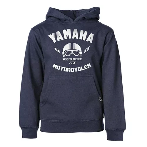 FACTORY EFFEX YAMAHA HELMET YOUTH PULLOVER / NAVY L