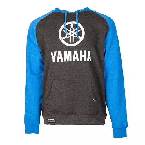 Factory Effex Yamaha Stack Pullover Sweatshirt Charcoal/Royal (XL)