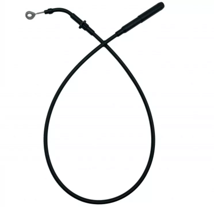 Fat Baggers Inc EZ Install Upper Clutch Cable for Select 21-24 HARLEY TOURING Models (OLD FAIRING DESIGN) - Black Vinyl or Stainless Braided