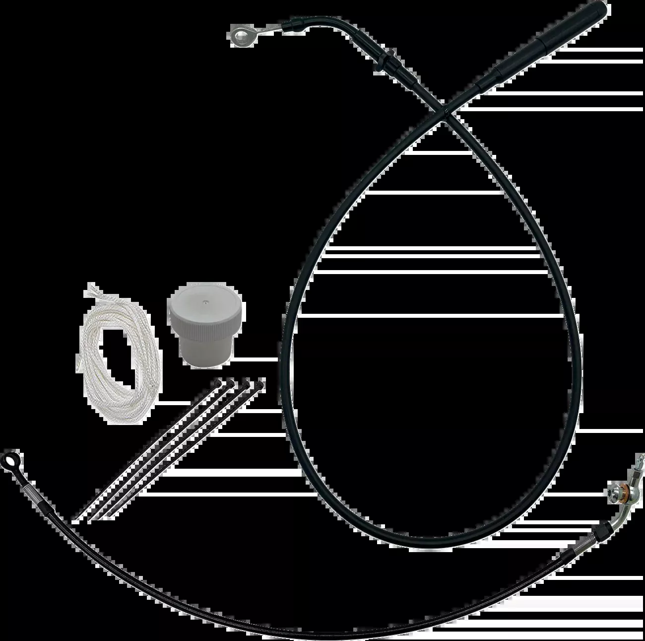 Fat Baggers Inc. EZ Installation Kit – +4″ – FLTR ’21-’23 – Black-119914-B