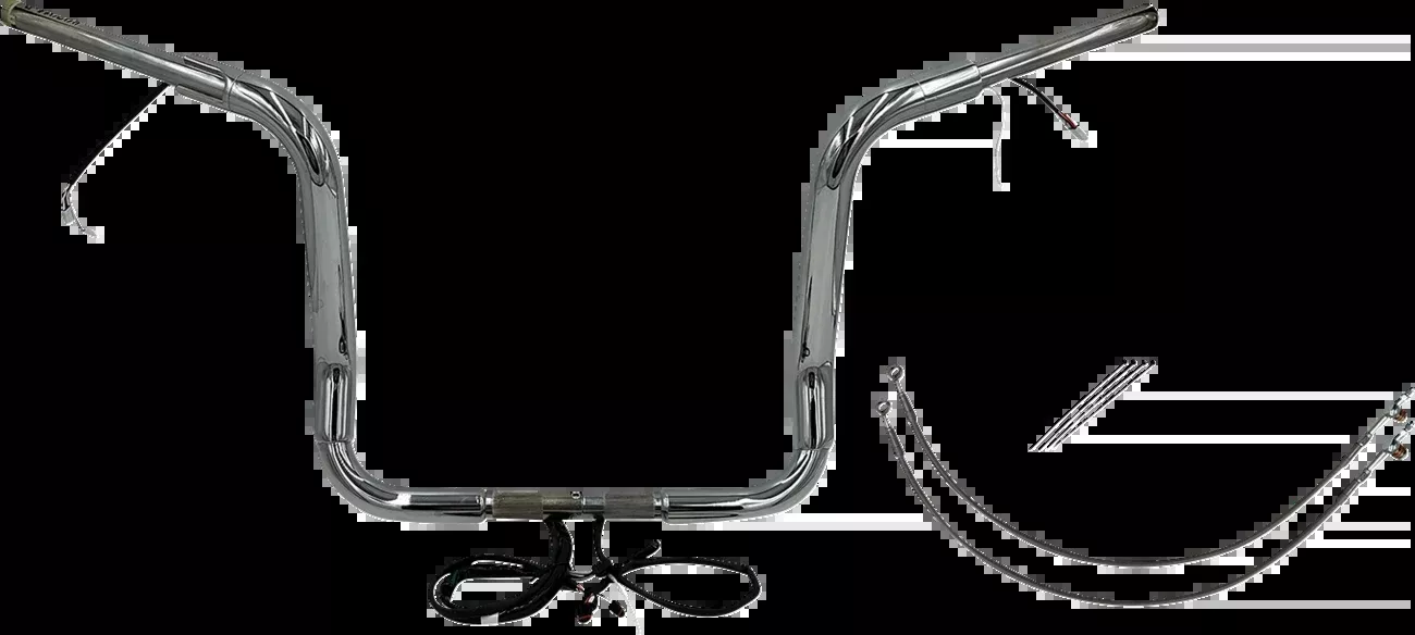 Fat Baggers Inc. Handlebar Kit – Pointed Top – 14″ – Chrome-801514