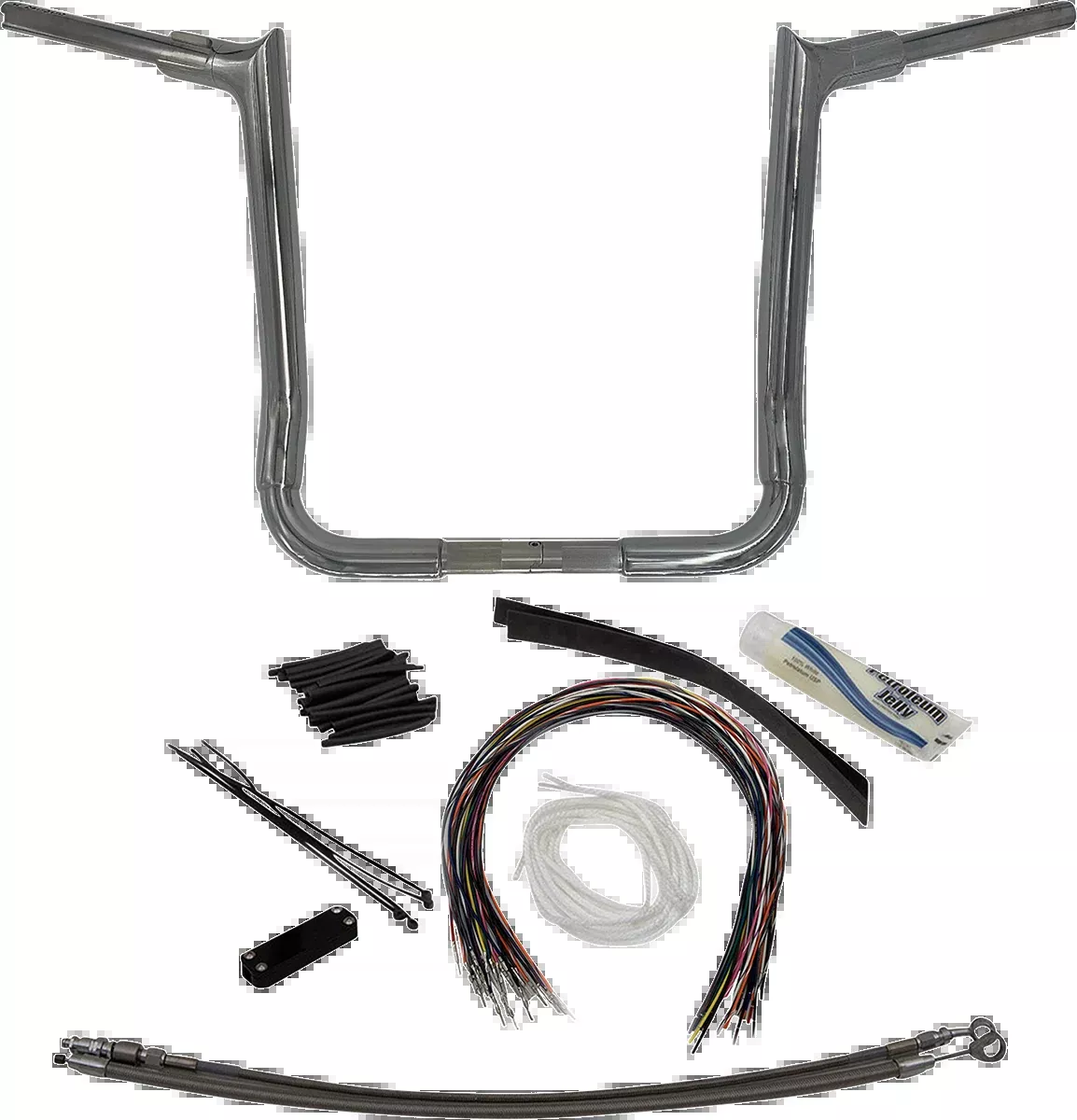 Fat Baggers Inc. Handlebar Kit – Pointed Top – 16″ – Chrome-809116