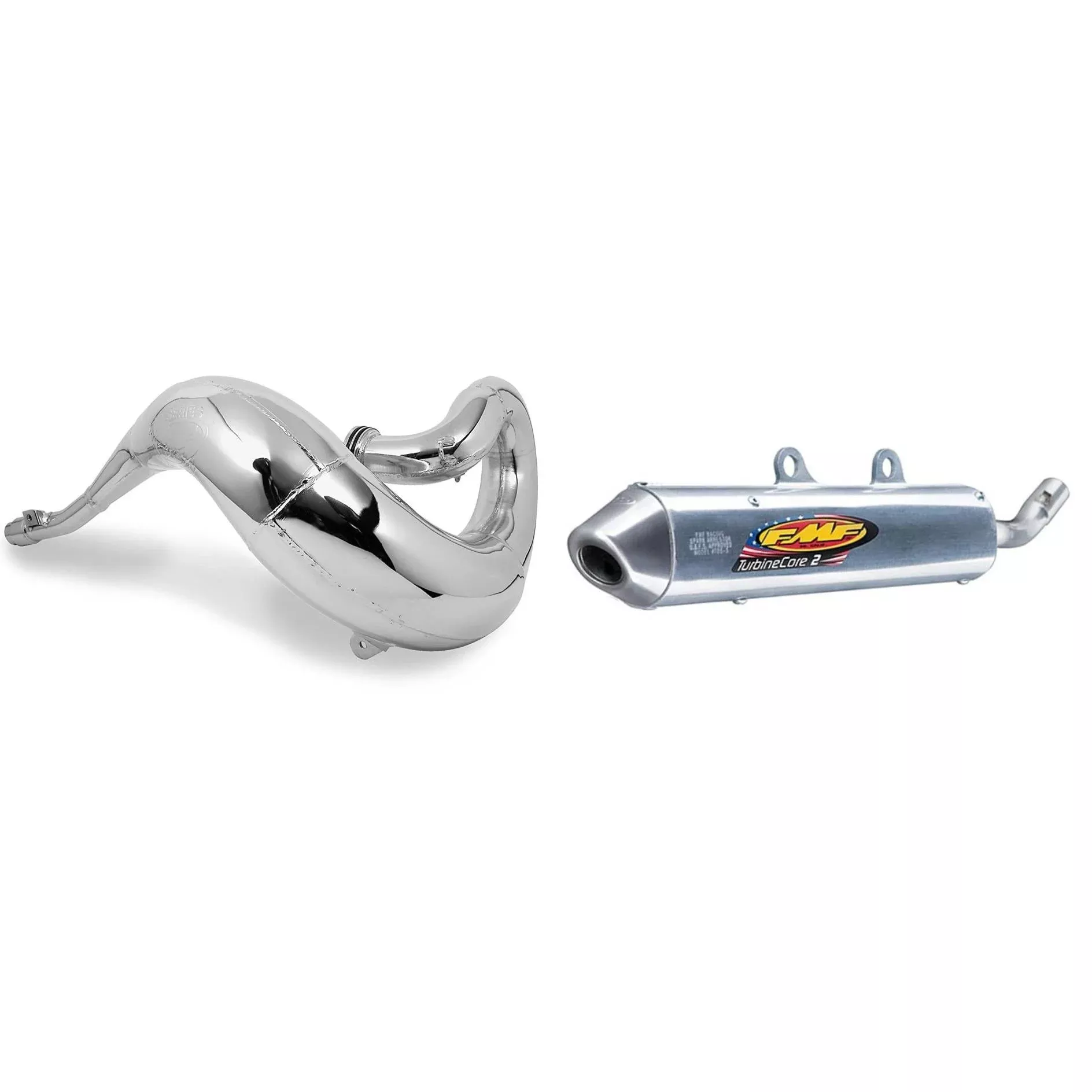 Fatty Exhaust Pipe & Turbinecore 2 Silencer for HONDA CR125R 2000-2001