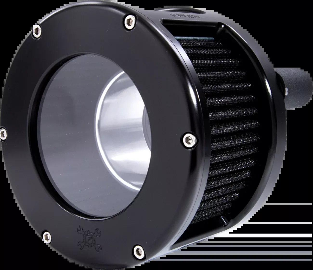Feuling BA Race Series Clear Black Air Cleaner Kit 17-24 Harley Touring Softail