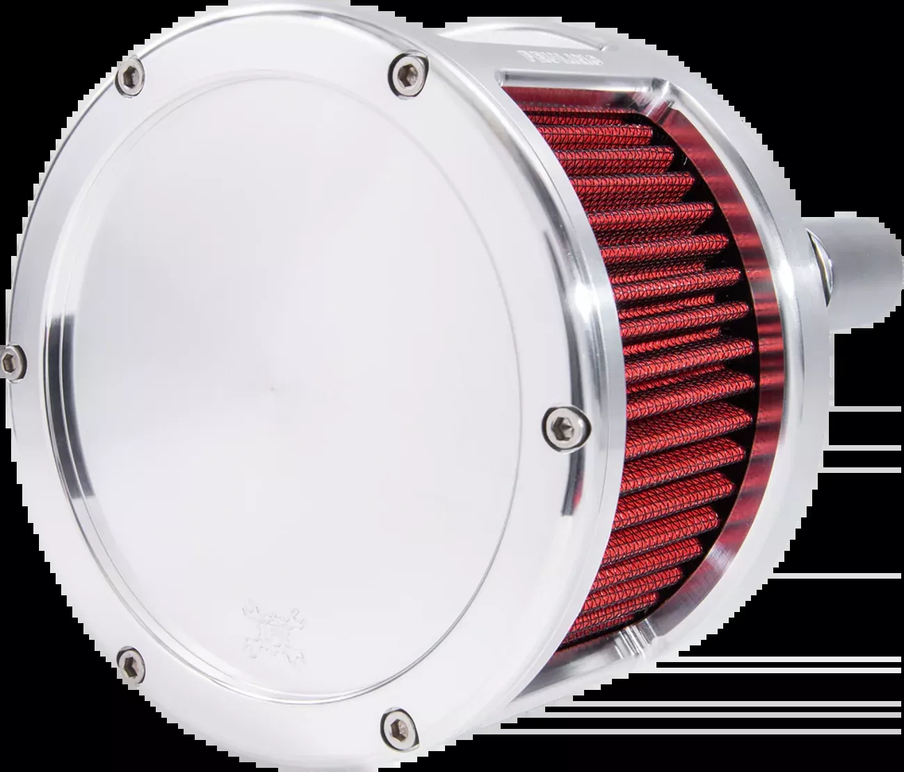 Feuling BA Race Solid Raw Red Air Cleaner Kit 2017-2024 Harley Touring Softail