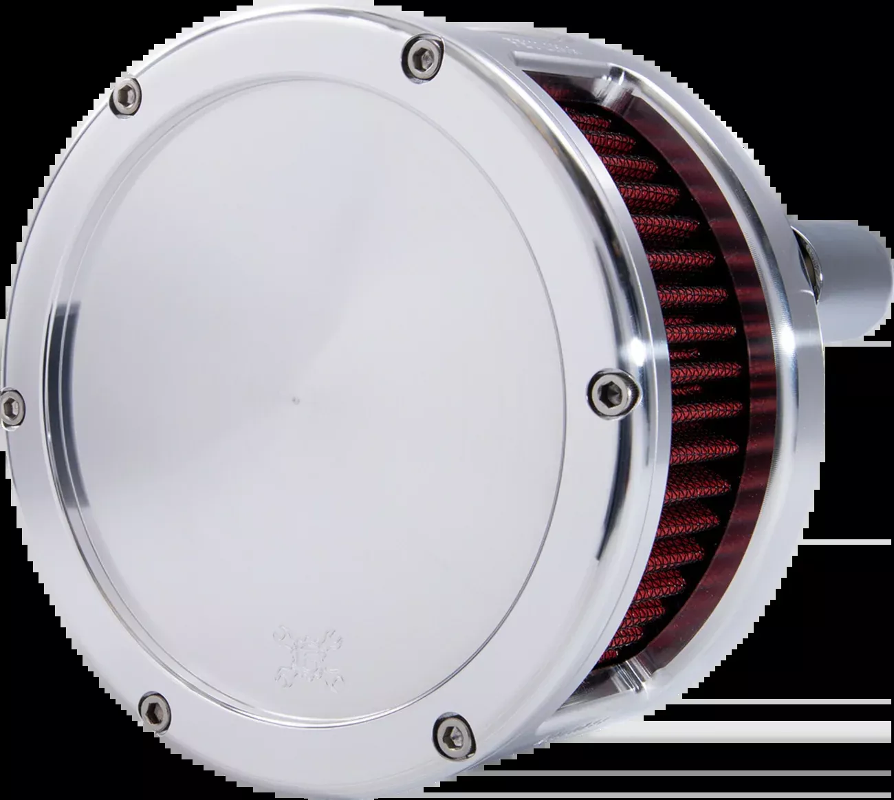 Feuling BA Series Solid Raw Red Air Cleaner Kit 2017-2024 Harley Touring Softail