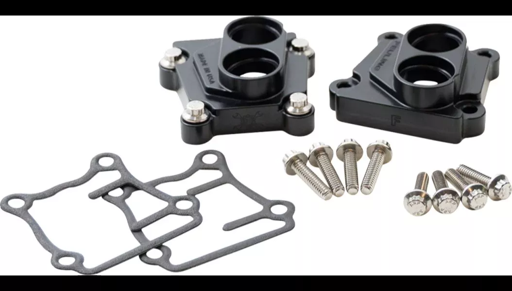 Feuling Lifter Block Covers - Black - Twin Cam