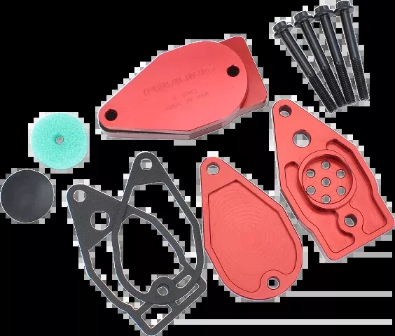 Feuling Red Rocker Box Breather Kit fits 99-17 Harley Touring Softail Twin Cam