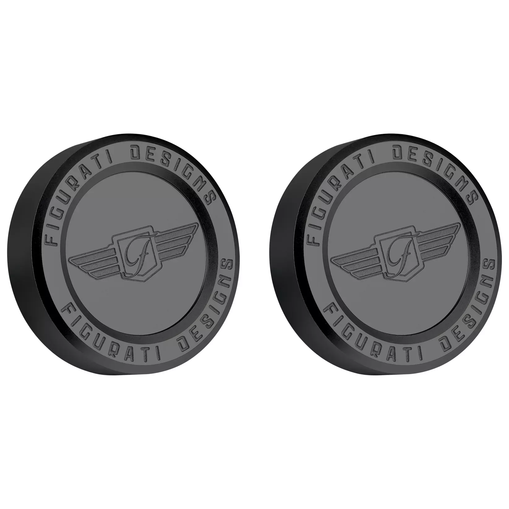 Figurati Performance Aluminum Front Axle Nut Covers For Harley TOURING (24 to Present)
