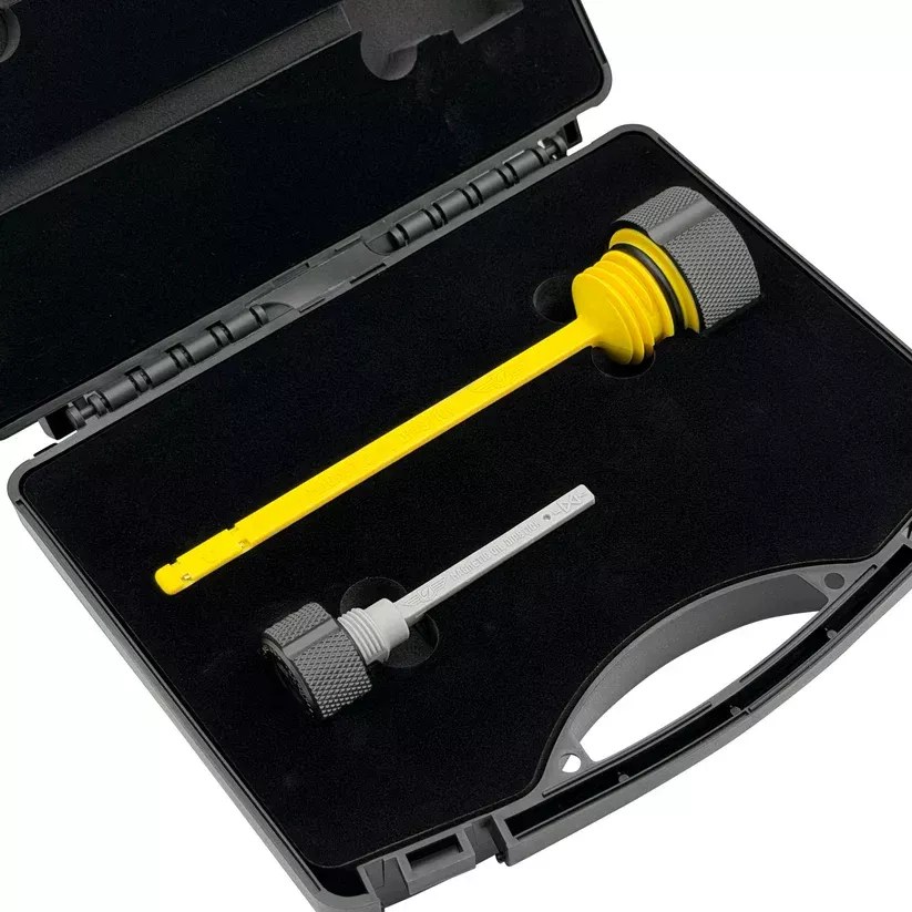 Figurati Performance ALUMINUM Magnetic ENGINE Oil & TRANSMISSION (KIT) Dipsticks For Milwaukee-Eight (M8)(2017-Present Harley Touring Models)