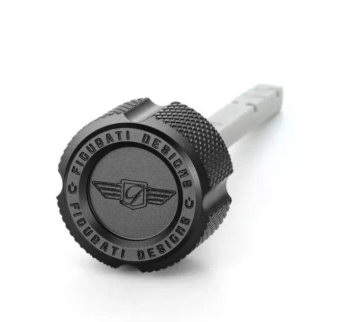 Figurati PERFORMANCE ALUMINUM Magnetic TRANSMISSION Dipstick For ALL Harley Models With M8 Or Twin Cam Motor