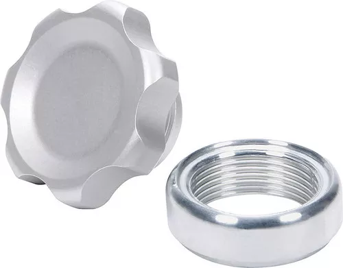 Filler Cap Silver with Weld-In Aluminum Bung Small ALL36160