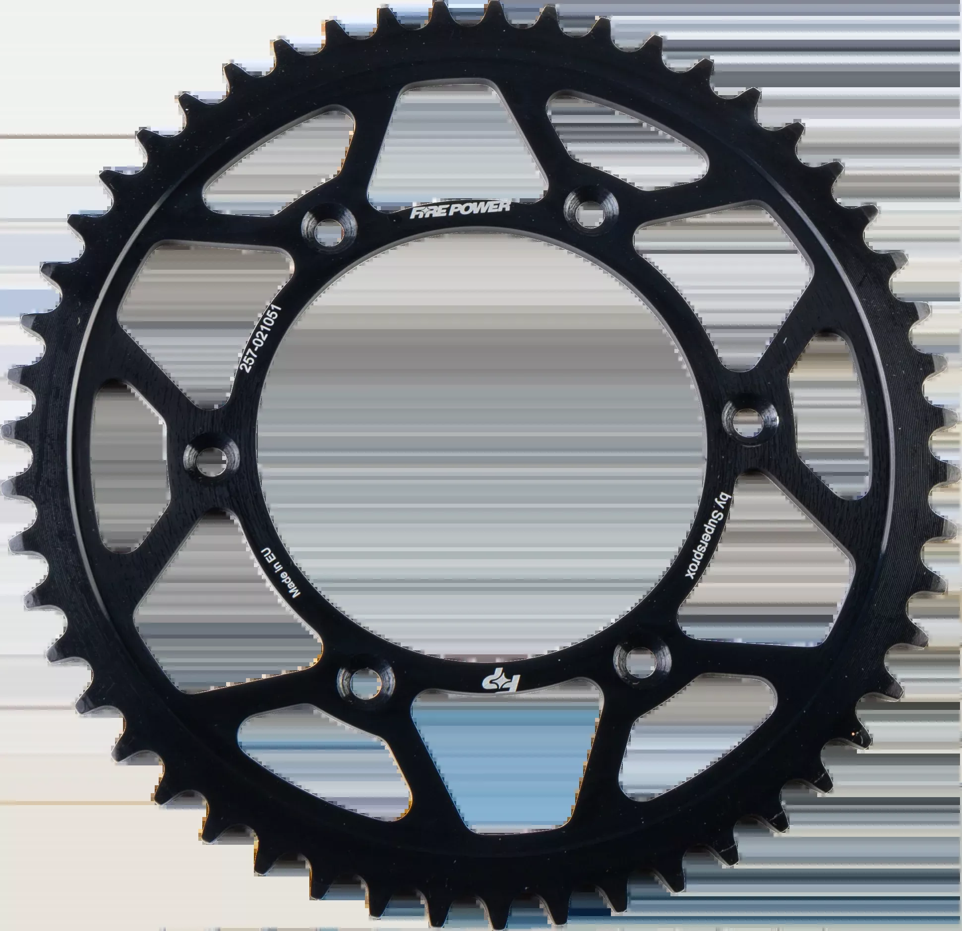 Fire Power Rear Sprocket Steel 51t Blk-257-021051