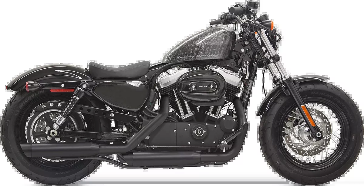 Firepower Series Slip-On Mufflers – Slash-Cut – Sportster