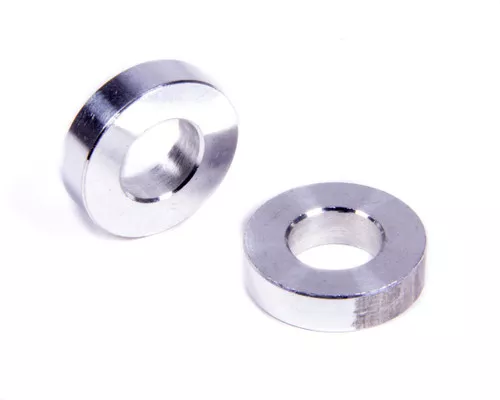 Flat Spacers Aluminum 1/4in Thick 1/2in ID 1in OD ALL18762