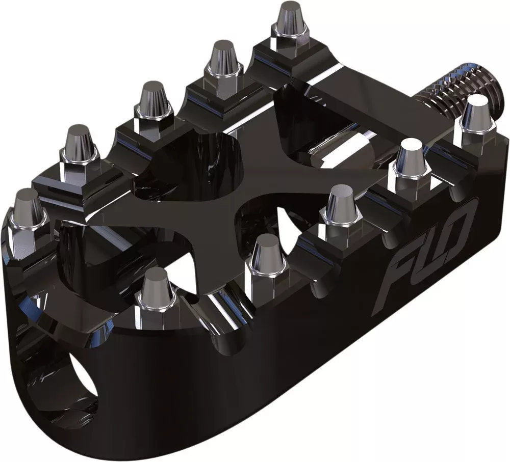 Flo Black Moto Style Shift Peg 55-19 Harley Dyna Touring Softail Sportster FLHX