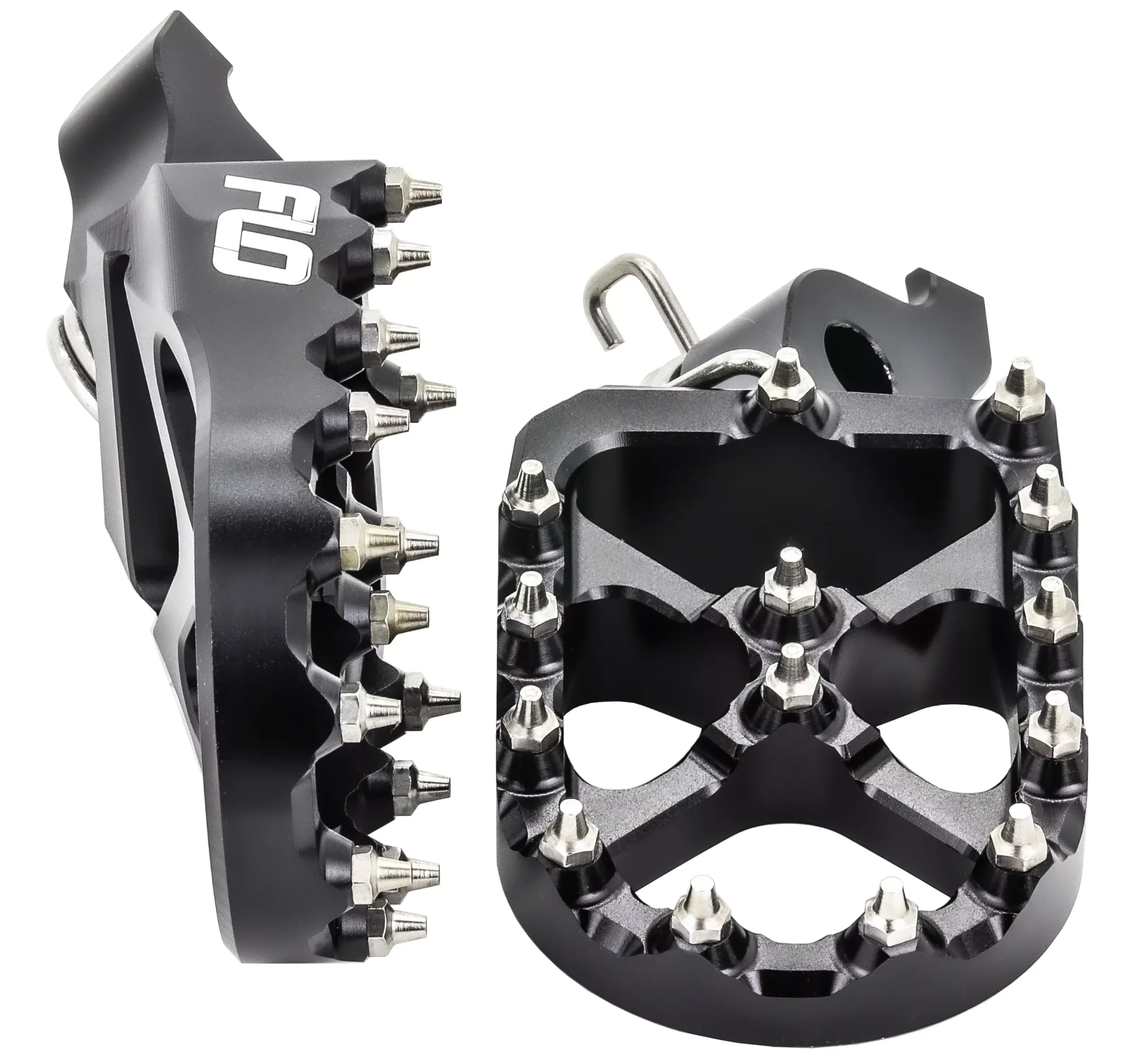 Flo Motorsports Flo Foot Peg Hon Black-122-8019