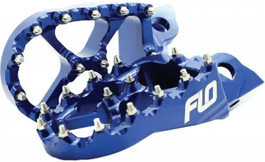 Flo Motorsports Pro Series Foot Pegs (Blue) - FPEG-792BLU