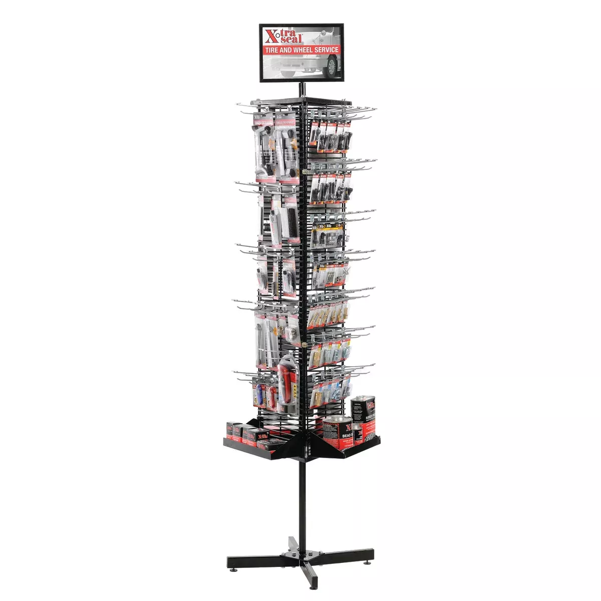 Floor Spinner Display with Product