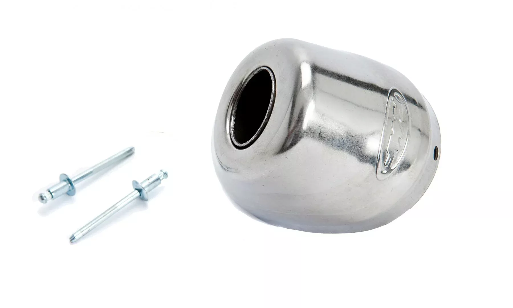 FMF PowerCore 2 Replacement Stainless Steel Rear Cone Cap - 0.875 Inch
