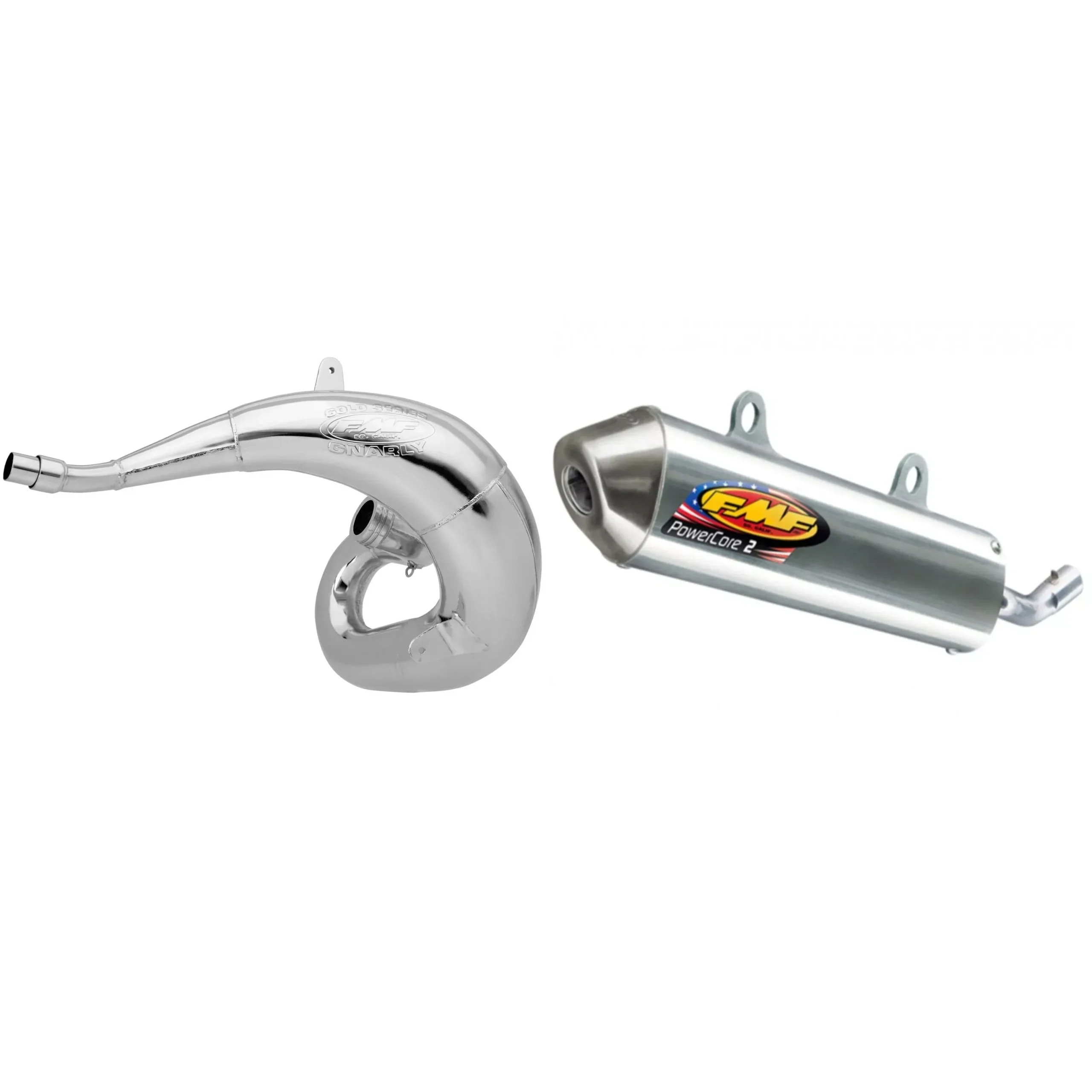 FMF Powercore 2 Silencer & Gnarly Pipe for KTM 300 EXC 2001-2003