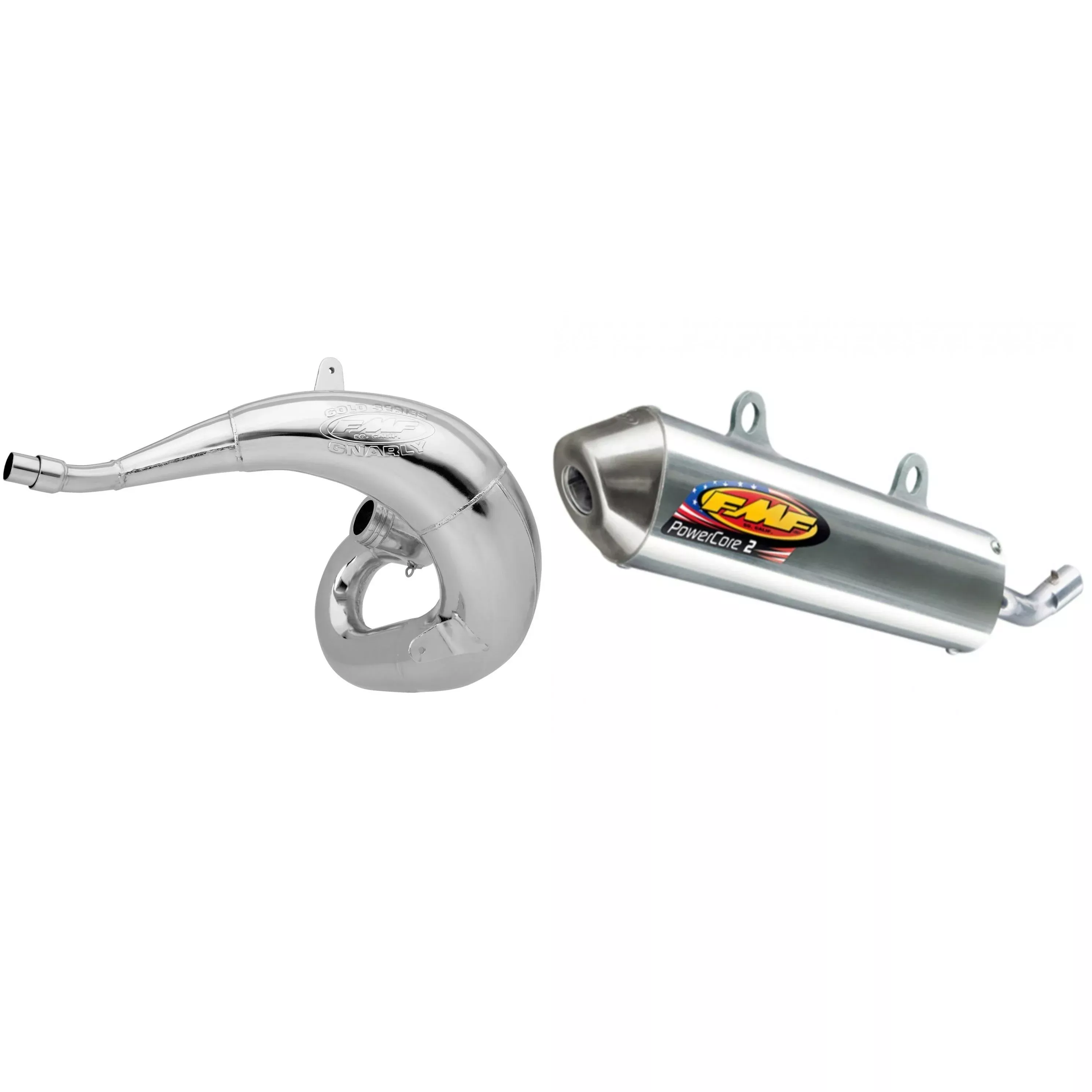 FMF Powercore 2 Silencer & Gnarly Pipe for KTM 300 EXC 2001-2003