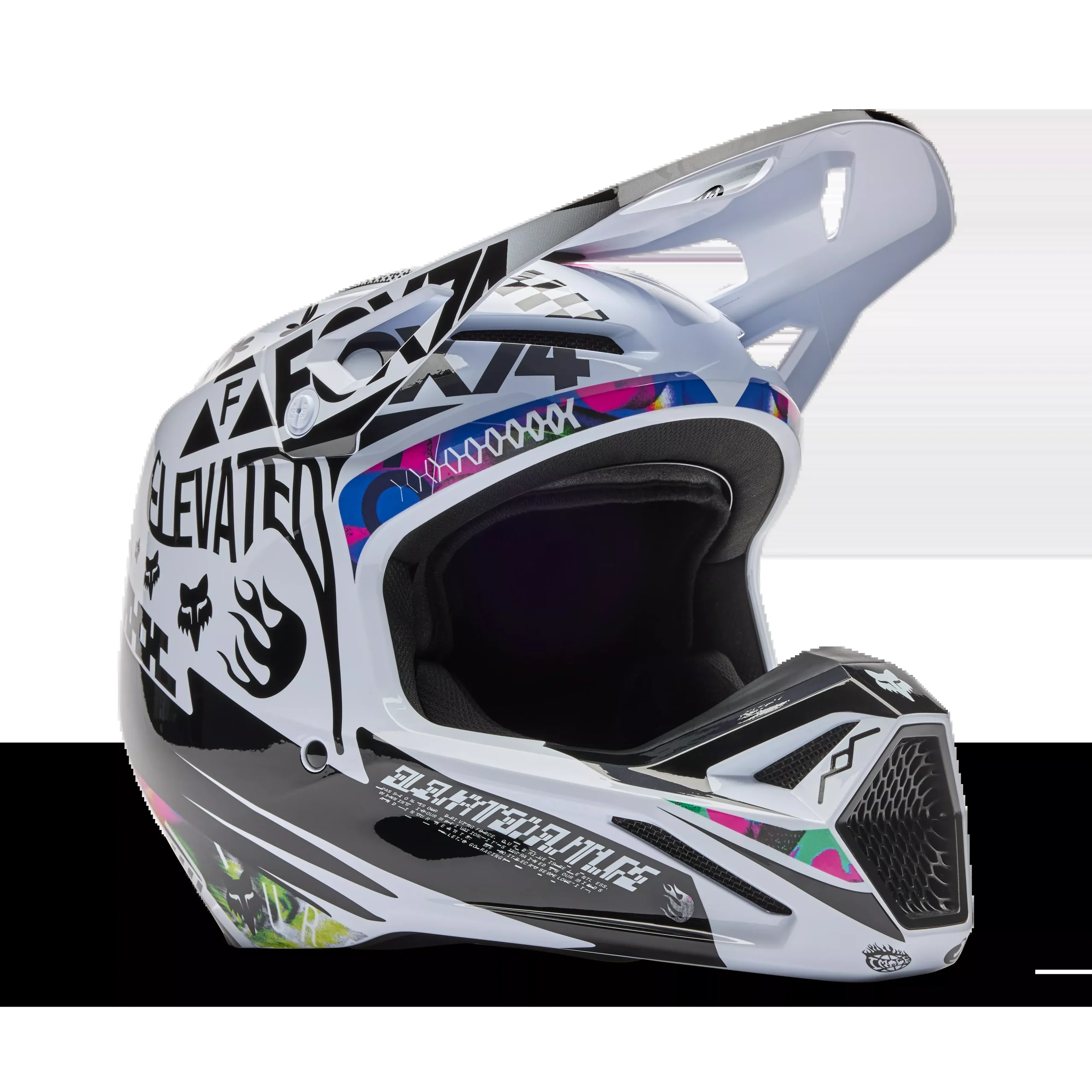 Fox Racing V1 Image Cosmo MX Helmet