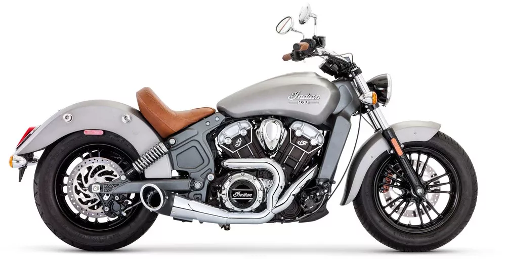 FREEDOM EXHAUST 2:1 TURNOUT SIDEDUMP SHORTY 14-24 INDIAN SCOUT