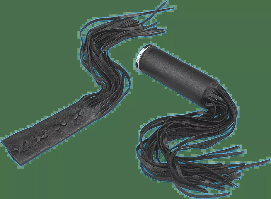 Fringed Leather Grip Covers