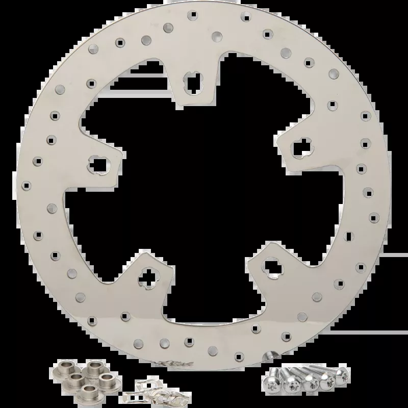 FRONT BRAKE ROTORS 11.8″ POLISHED 08-23 HARLEY BAGGERS (LUG MOUNT)