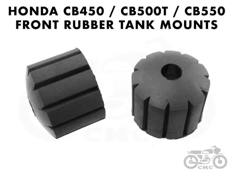 Front Rubber Tank Mounts | Honda CB450 / CB500T / CB550