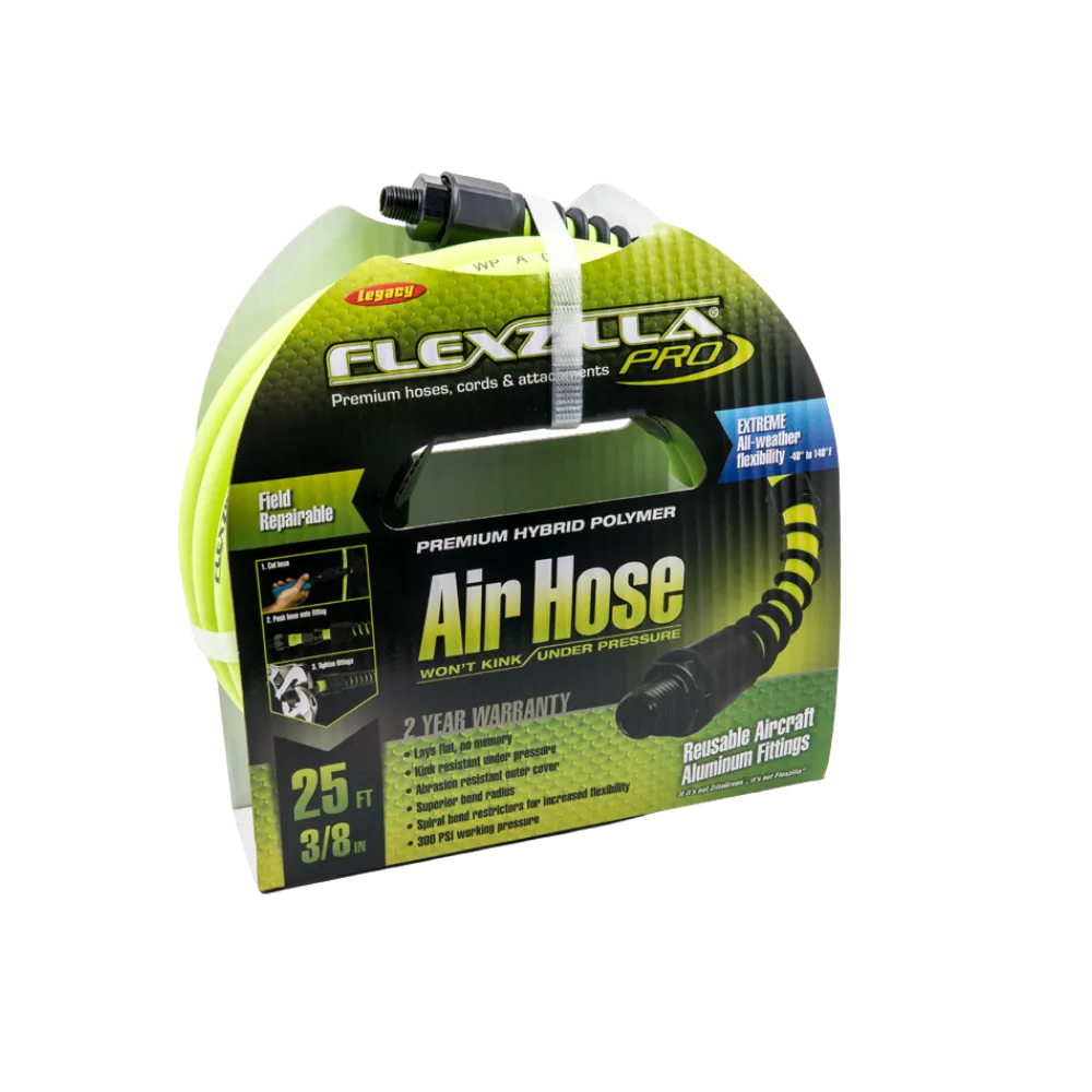 FZ3825PRO – FLEXZILLA PRO AIR HOSE 3/8″X25′