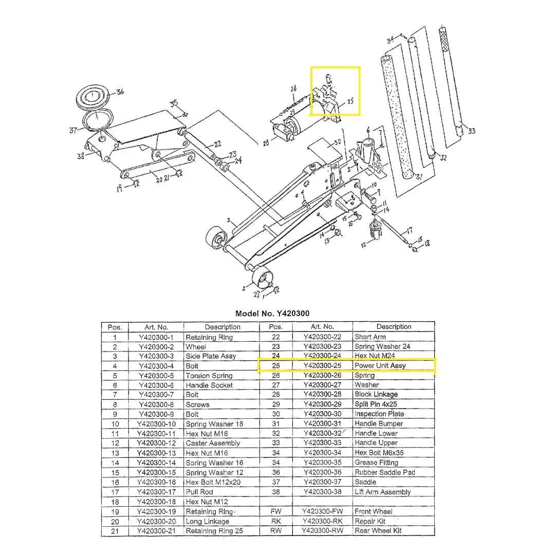 G420300-25 - POWER UNIT ASSEMBLY