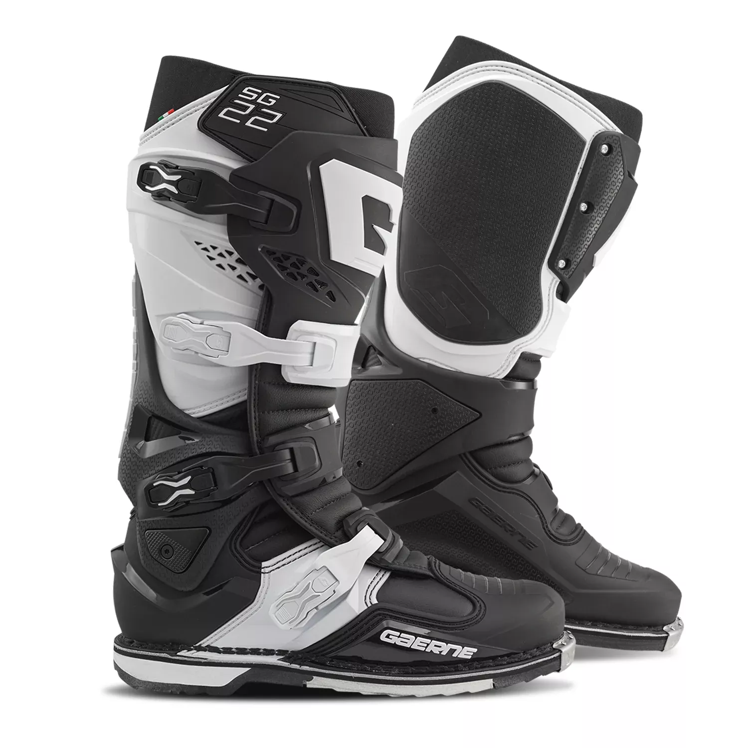 Gaerne Sg22 Boots Black/White Sz 8-480-66408