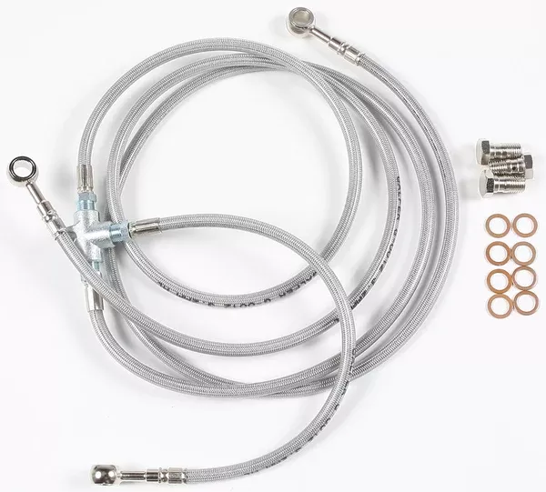 GALFER 3 LINE FRONT BRAKE LINE KIT FK003D418-3