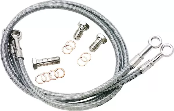 GALFER BRAKE LINE FRONT SILVER YAMAHA FK003D529-2
