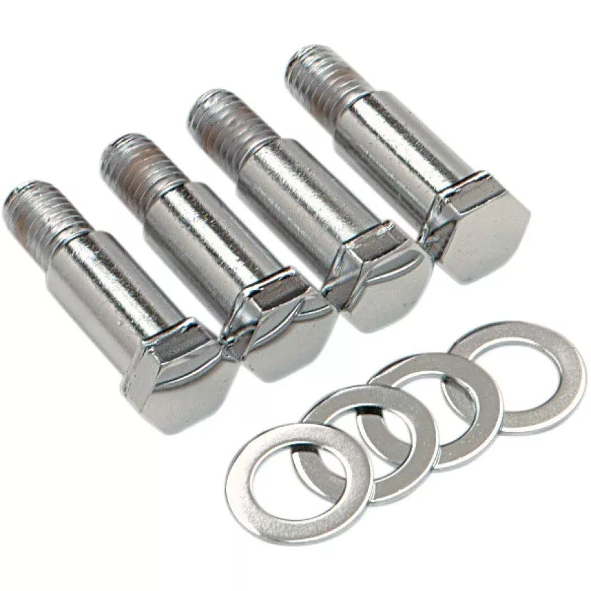 Gardner Wescott Chrome Shock Mounting Bolts for Harley Softail 84-99