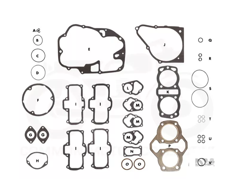 Gasket Kit (Overhaul) | Honda CB450 / CL450 / CB500T