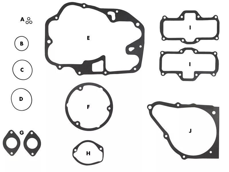 Gasket Kit (Service) | Honda CL450 / CB450 / CB500T