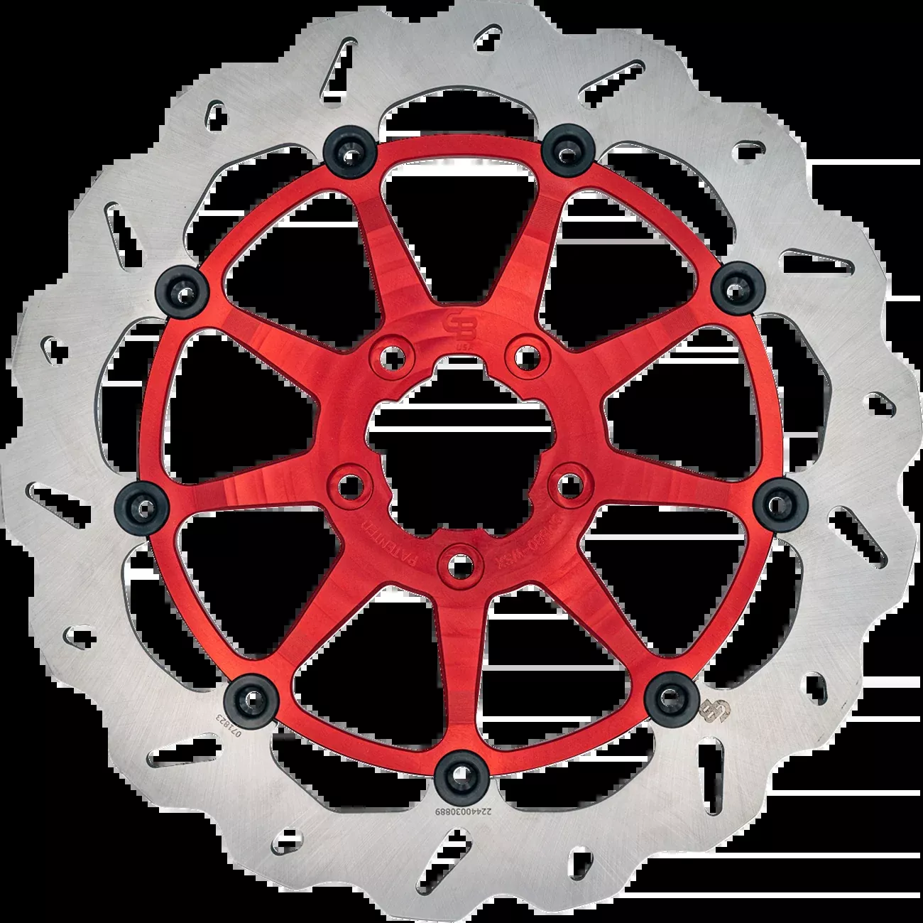 GBRAKES Brake Rotor - Front - Red DF680CWSX-R