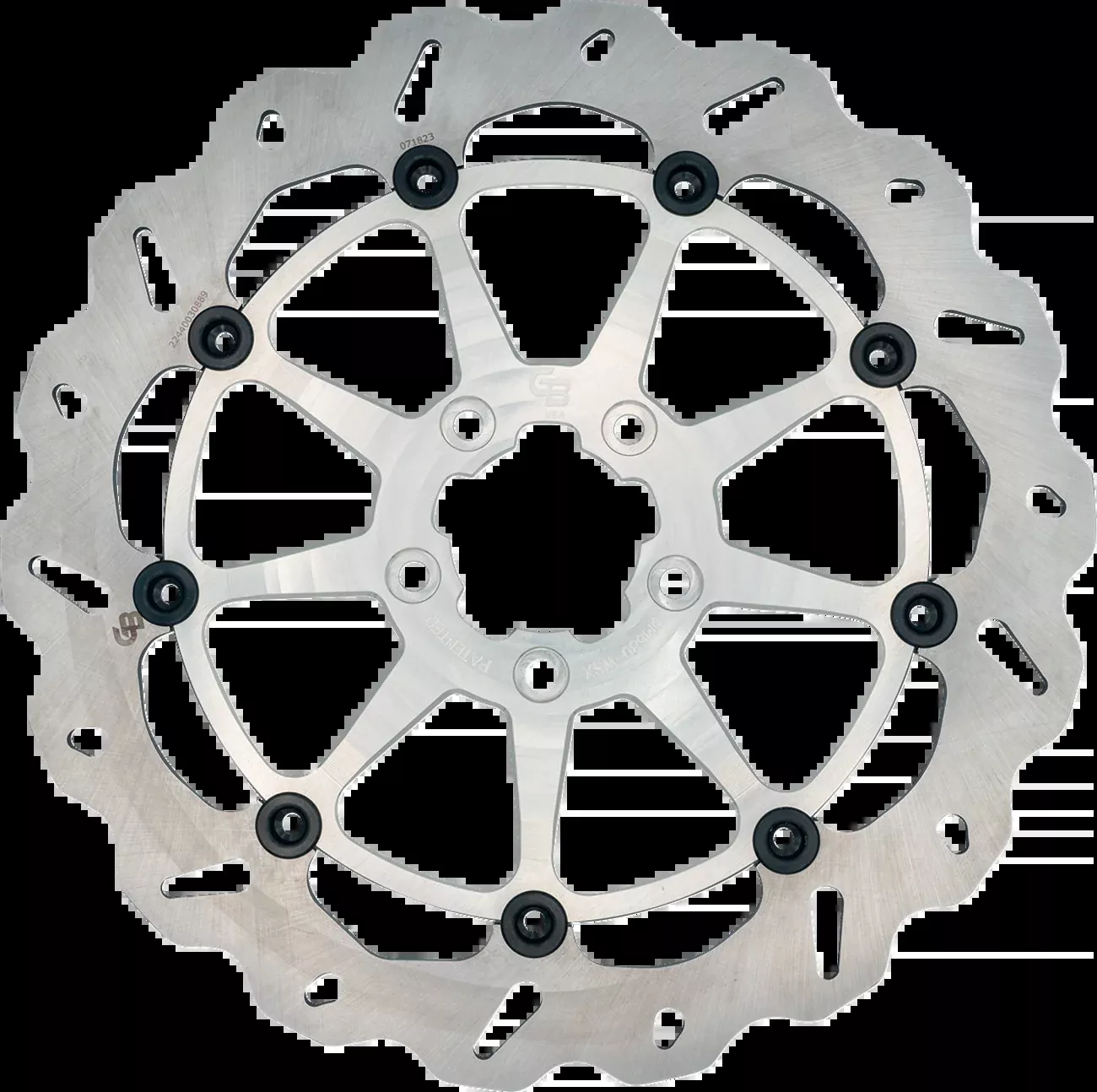 GBRAKES Brake Rotor - Front - Silver DF680CWSX-C
