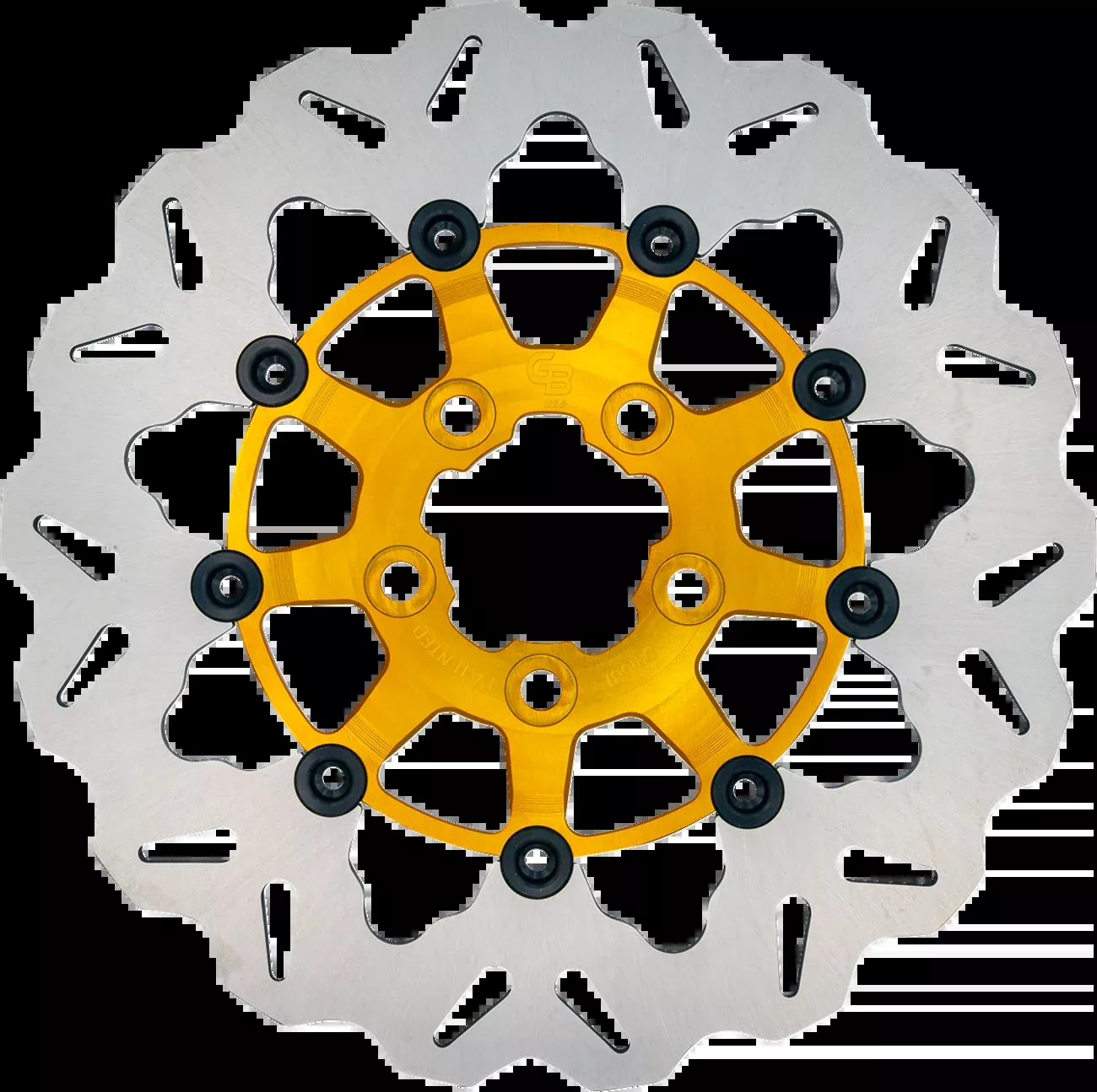 GBRAKES Brake Rotor - Rear - Gold DF681CWS-G