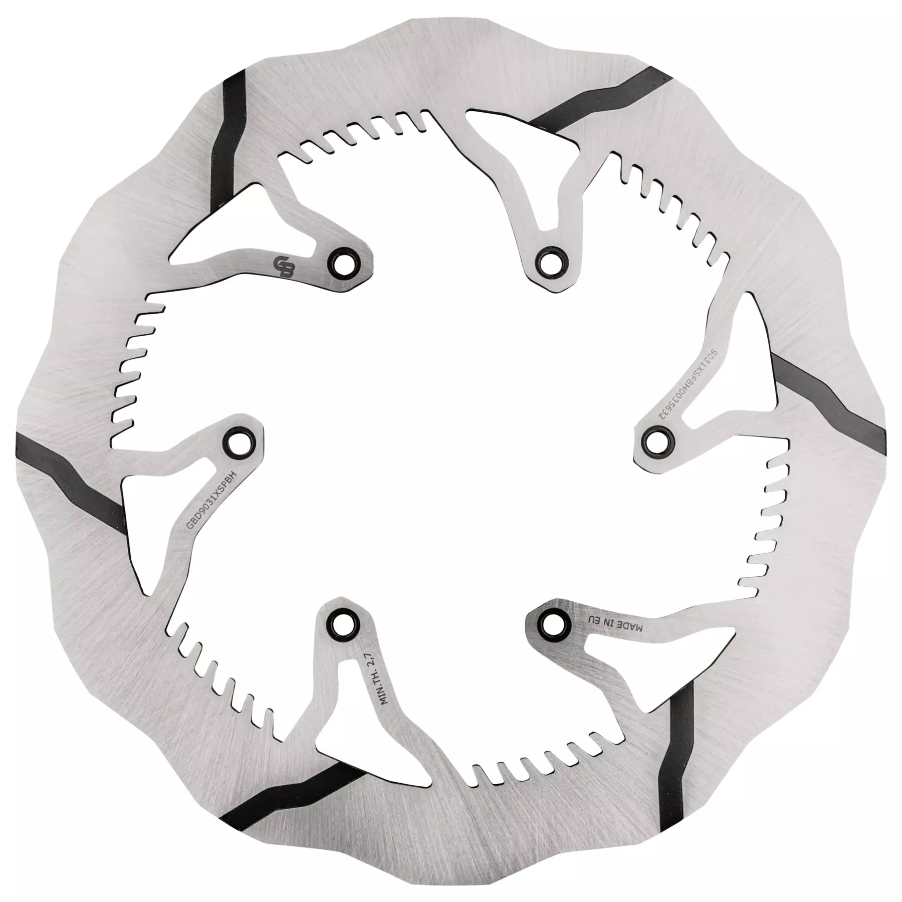 GBrakes Front Solid Mount Tsunami Wave Rotor GBD9031XBH