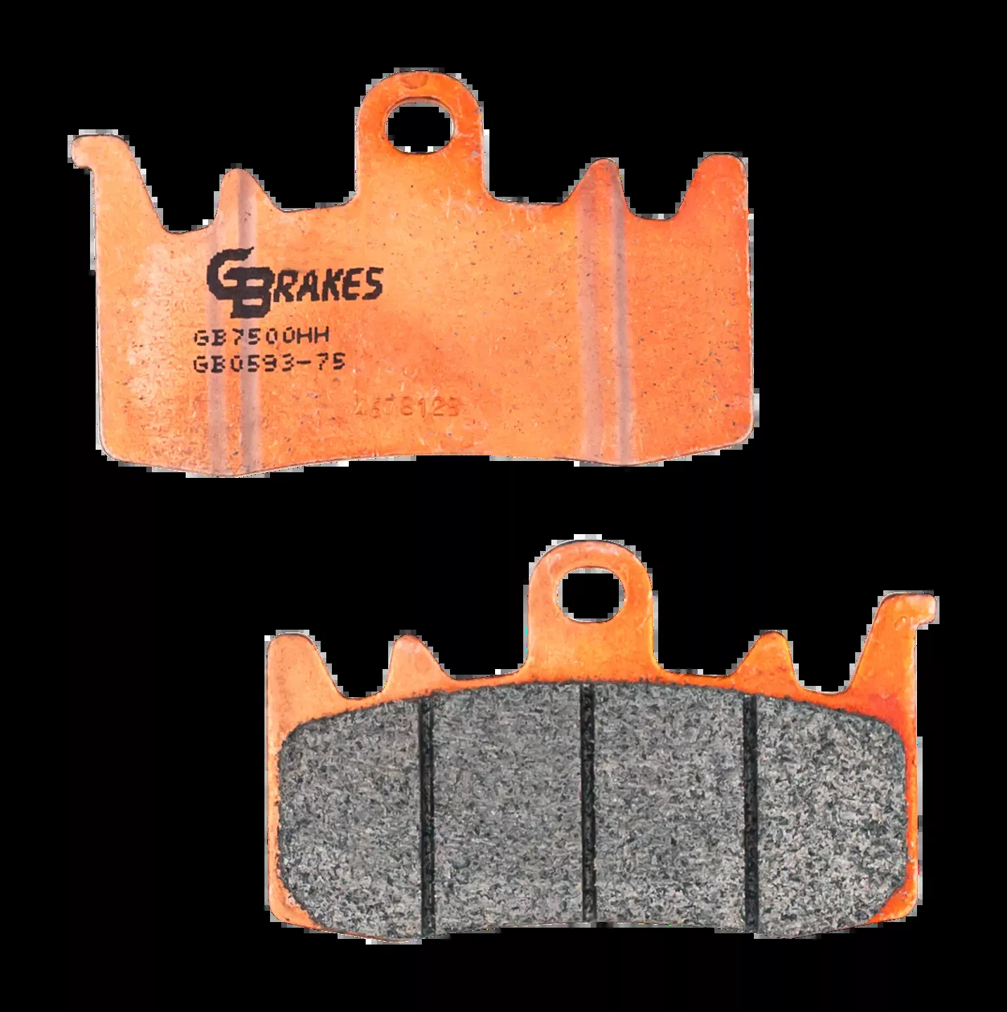 GBrakes HH Sintered Compound Brake Pads - GB0593-75