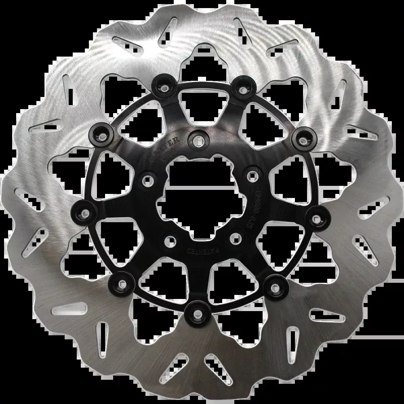 GBRAKES WAVE BLACK ROTOR FRONT HARLEY DAVIDSON MODELS