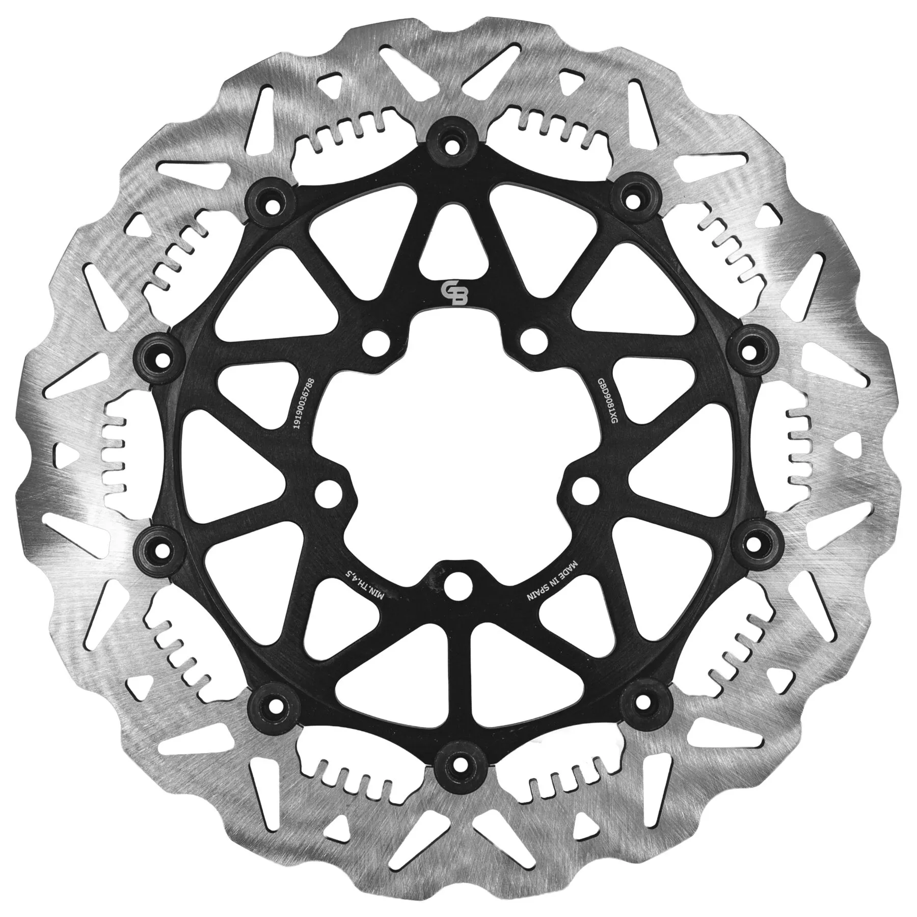 GBrakes World Superbike Wave Front Brake Rotor GBD9081XG